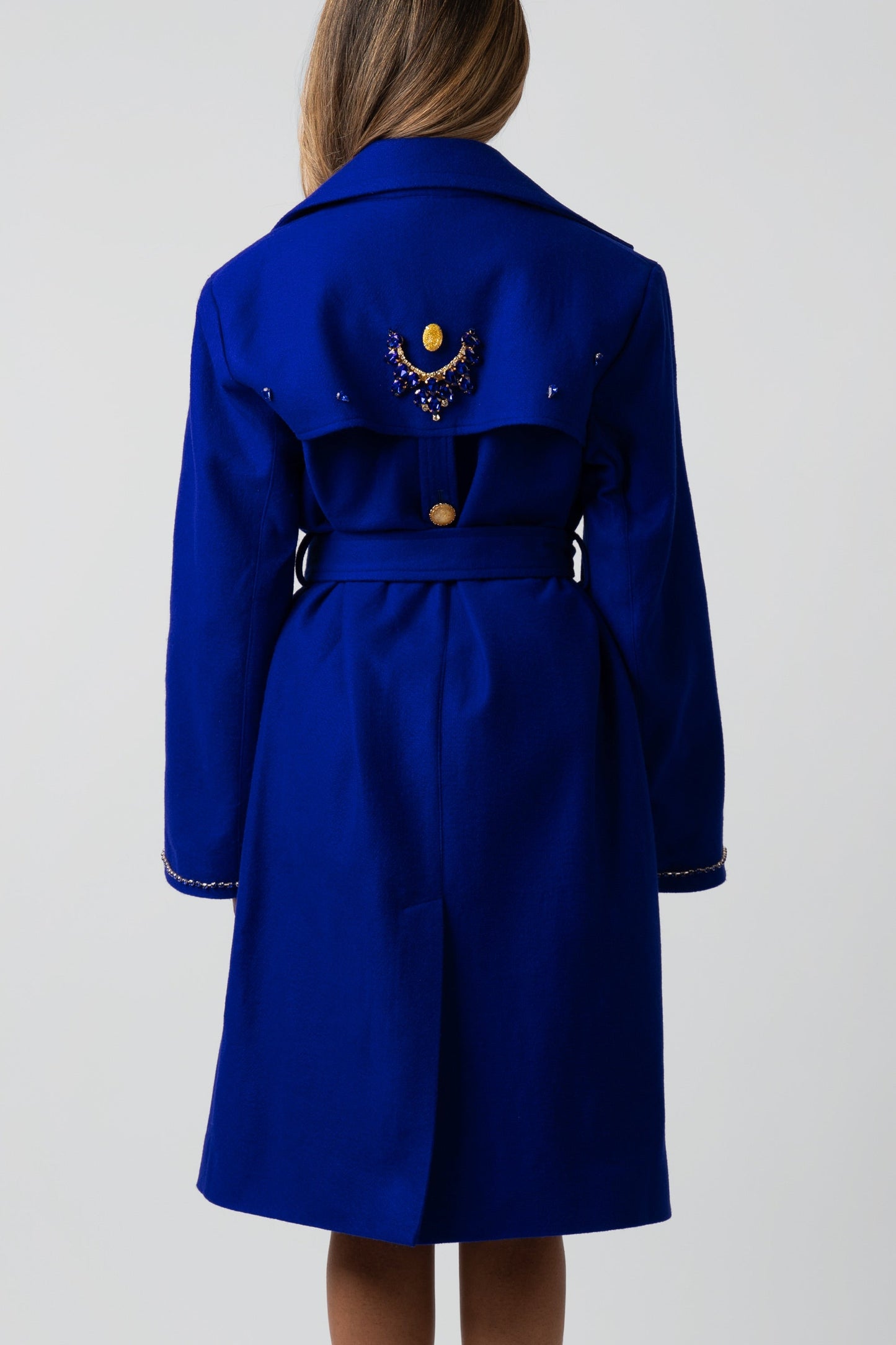 Ilya Indigo Wool Coat