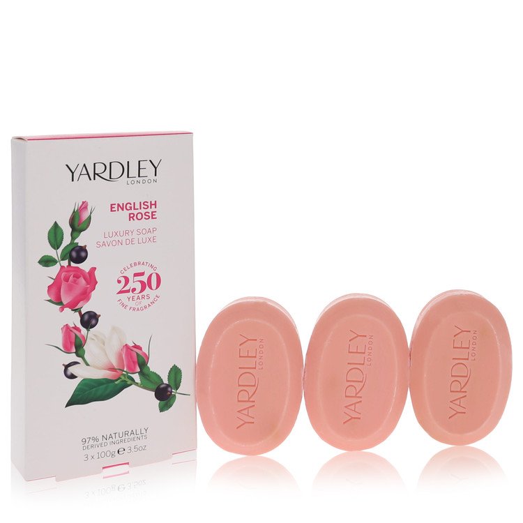 English Rose Yardley by Yardley London 3 x 3.5 oz Luxury Soap 3.5 oz for Women - Concordia Style Boutique