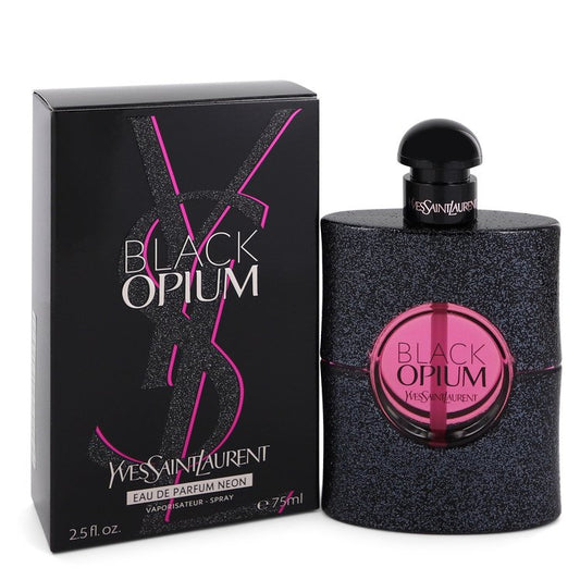 Black Opium by Yves Saint Laurent Eau De Parfum Neon Spray 2.5 oz for Women - Concordia Style Boutique