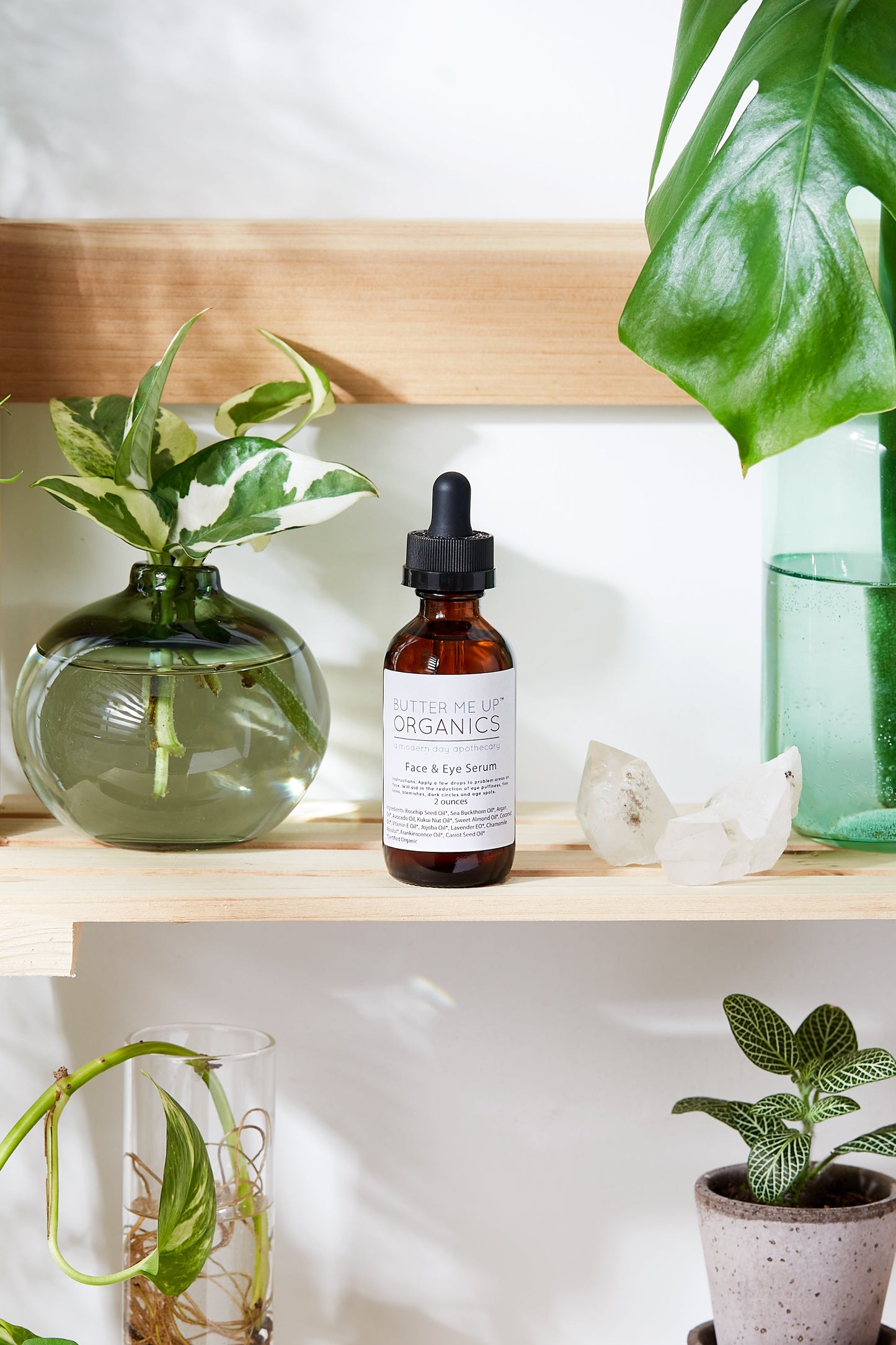 Organic Face & Eye Serum / Organic Facial Oil / Anti-Aging Serum / Organic Facial Serum / Natural Face Oil Butter Me Up Organics / - Concordia Style Boutique