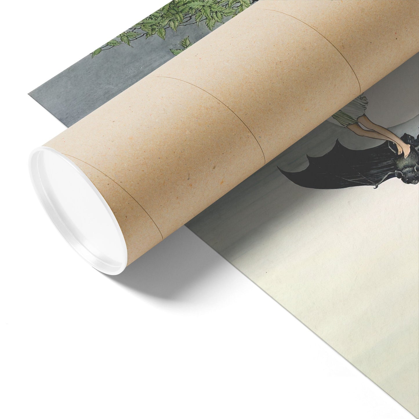 "Fairy Riding a Bat" by Ida Rentoul Outhwaite Matte Poster