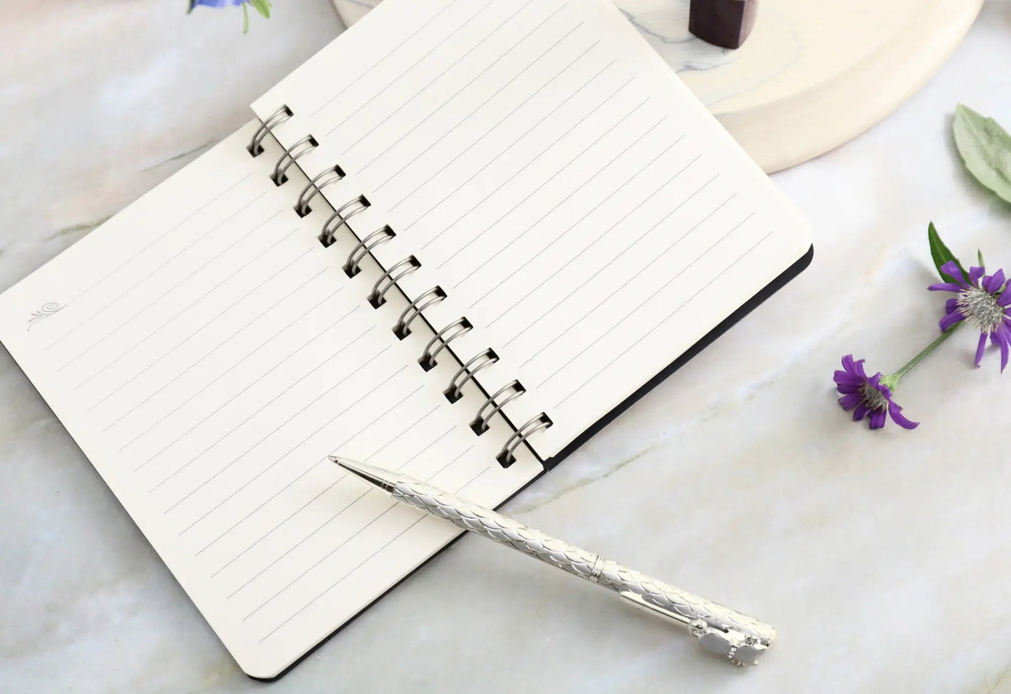 Autumn Leaves Notebook – Cozy Fall Notebook with Seasonal Tree Design