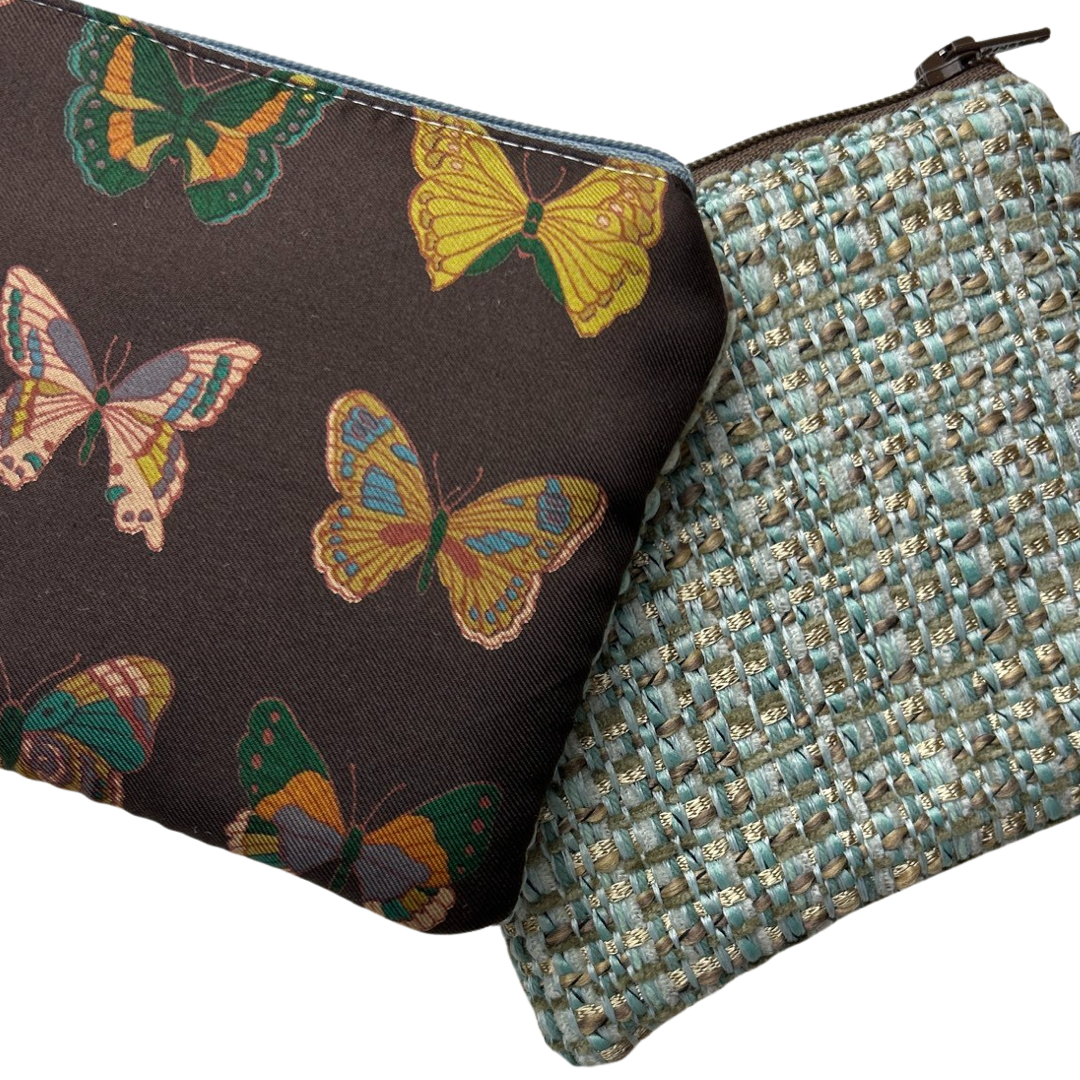 Farfalle Brown Vintage Scarf Crossbody Bag