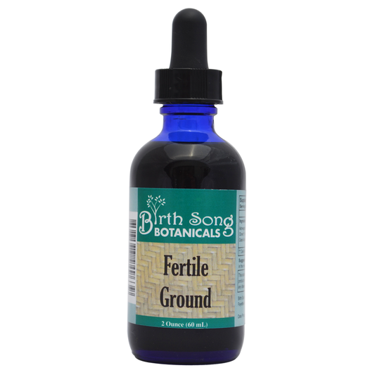 Fertile Ground Herbal Tincture To Support Women, Hormone Harmony, Natural Fertility and Conception* Herbal Support for Normal Womb Health 2 oz. - Concordia Style Boutique