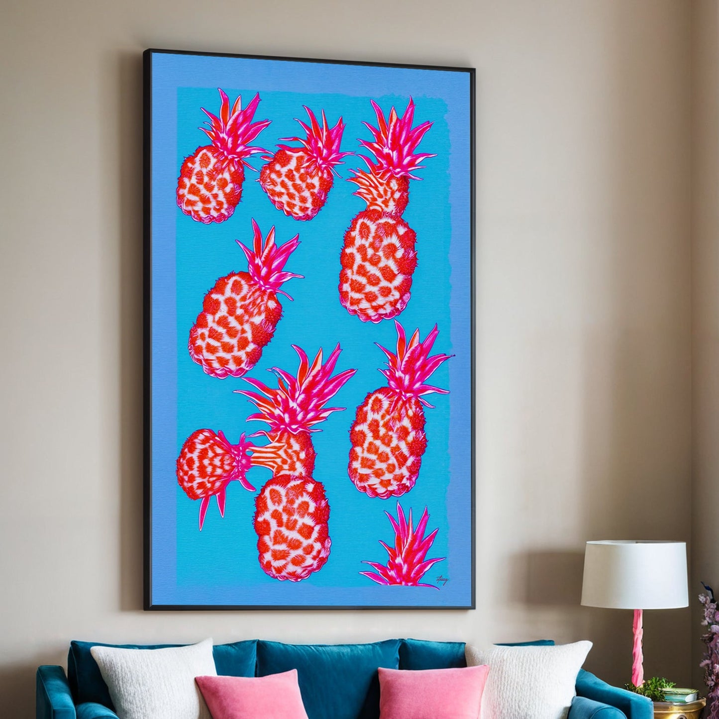 Canvas Print: "Fever Piña"