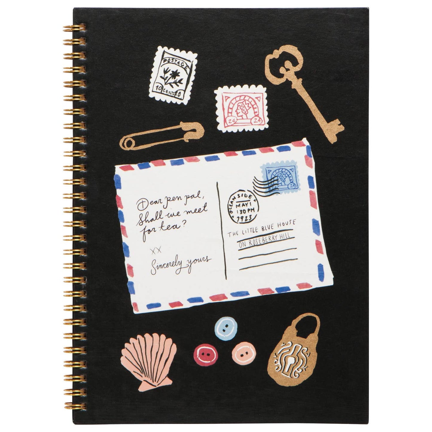Finders Keepers Ring Bond Hardcover Notebook | Spiral Lined Journal | 144 Lined Pages - Concordia Style Boutique