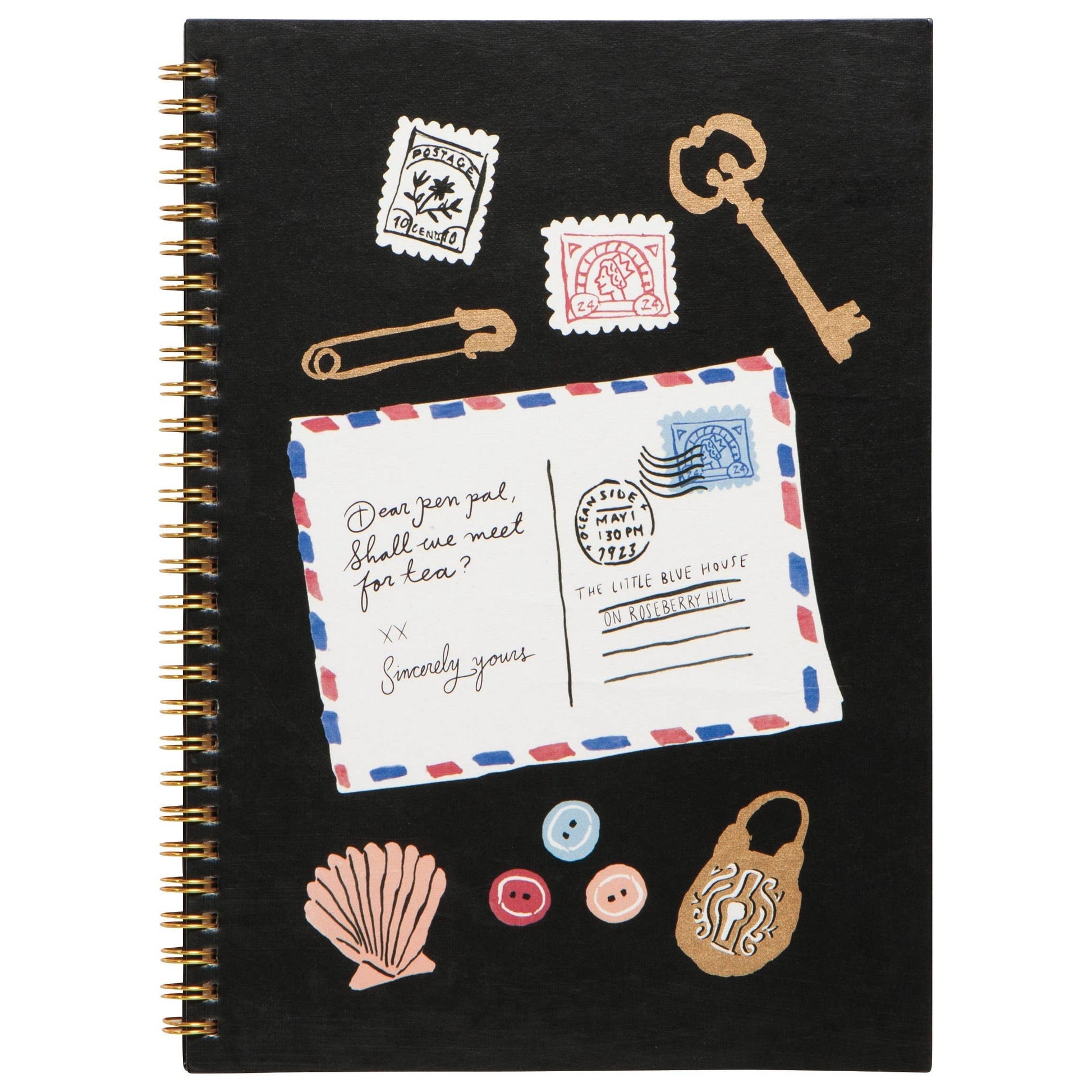 Finders Keepers Ring Bond Hardcover Notebook | Spiral Lined Journal | 144 Lined Pages - Concordia Style Boutique