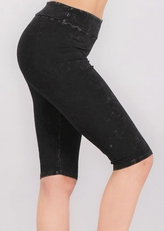 Ladies Longer Length Biker Shorts Made in USA - Concordia Style Boutique