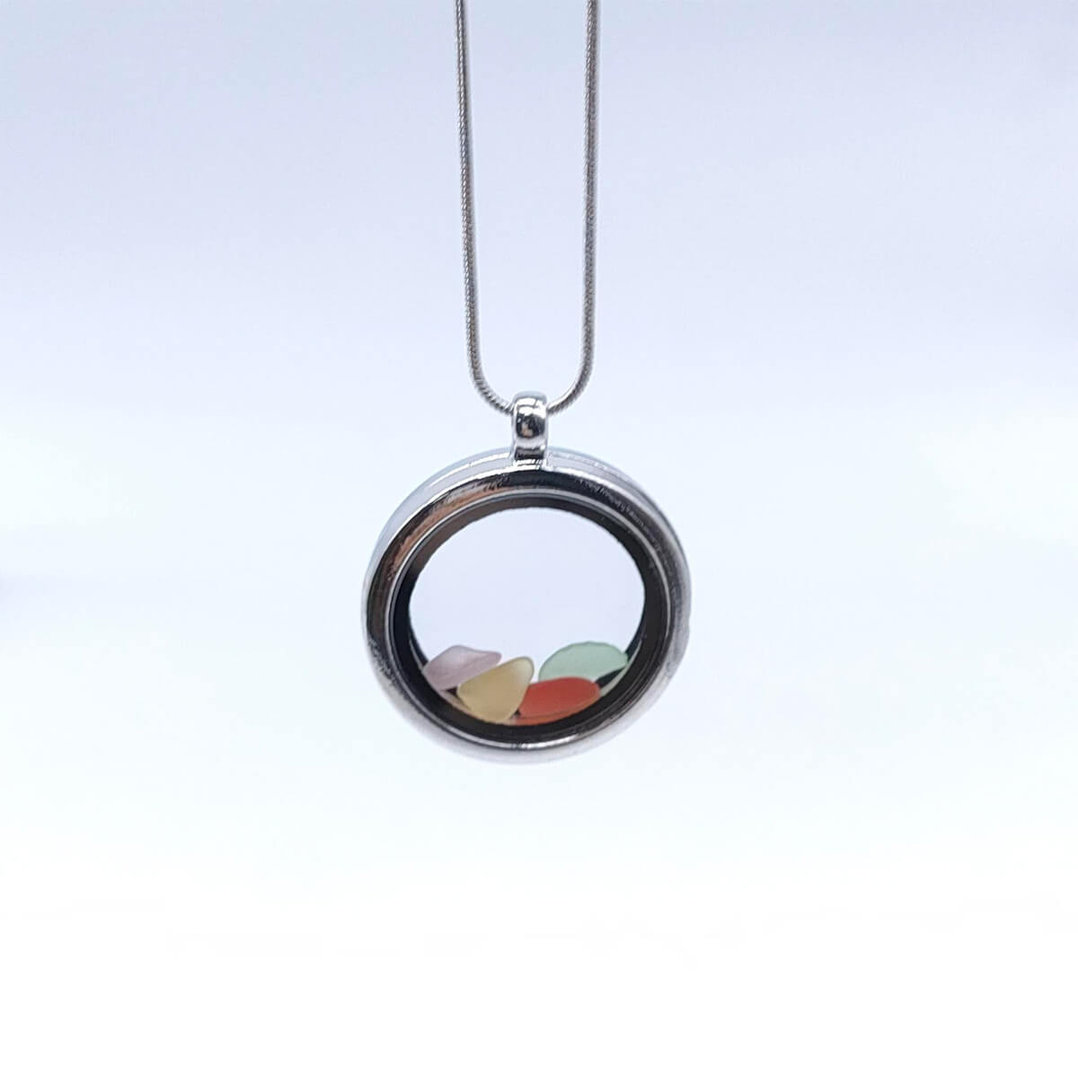 FLOATING SEA GLASS NECKLACE - Concordia Style Boutique