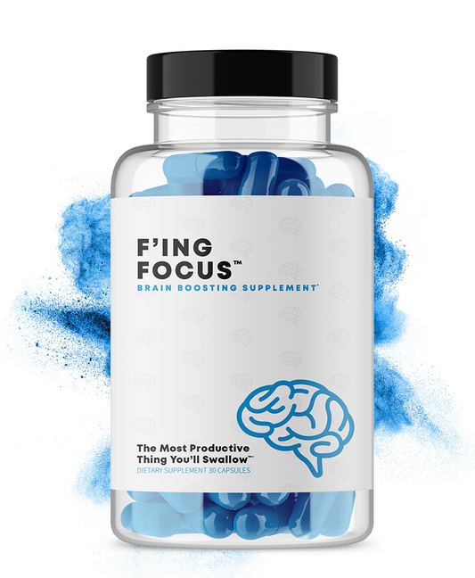 F'ing Focus - Best Nootropics for Mental Clarity, Focusing & Productivity - Concordia Style Boutique