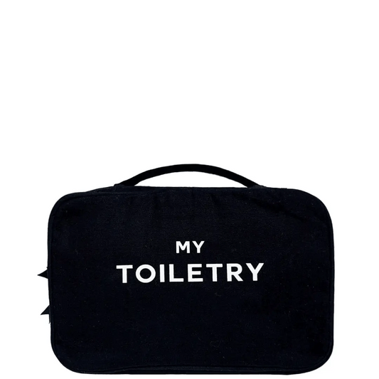 Folding/Hanging Toiletry Case, Black - Concordia Style Boutique
