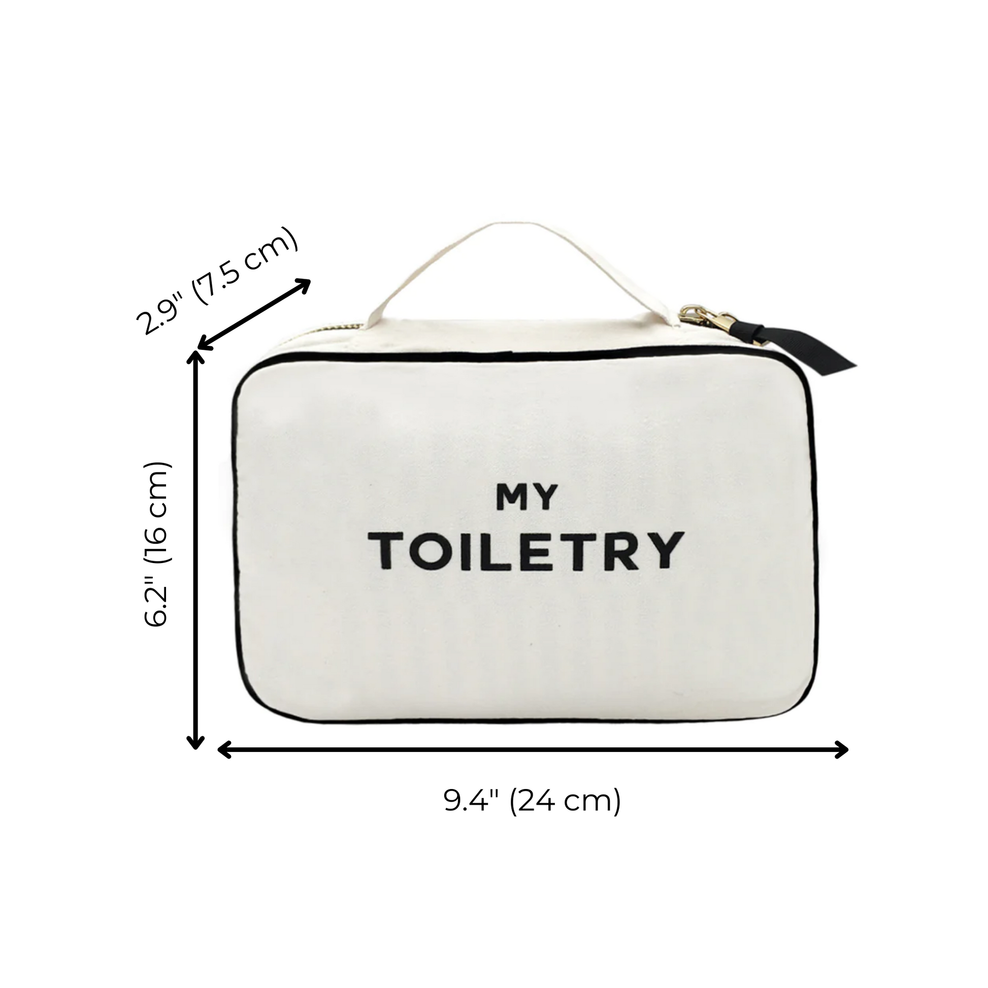 Folding/Hanging Toiletry Case, Cream - Concordia Style Boutique