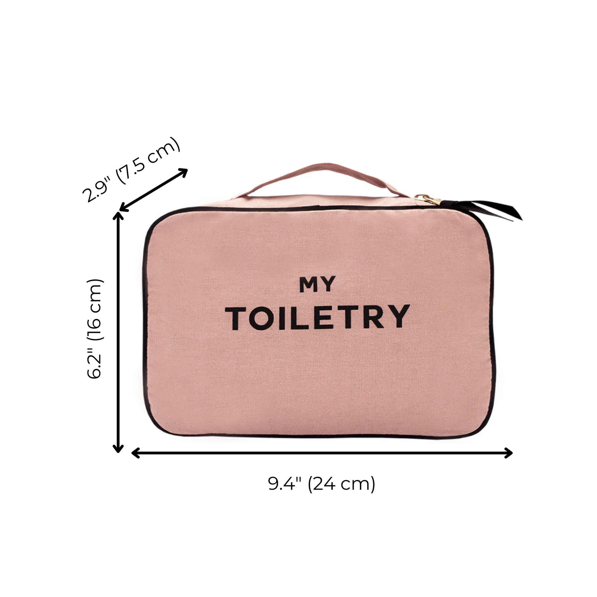 Folding/Hanging Toiletry Case, Pink/Blush - Concordia Style Boutique