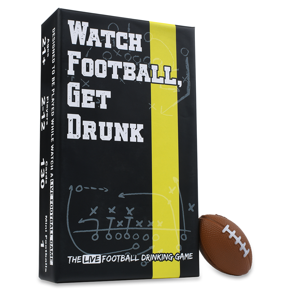 WATCH FOOTBALL, GET DRUNK - The Live Football Drinking Game - Concordia Style Boutique