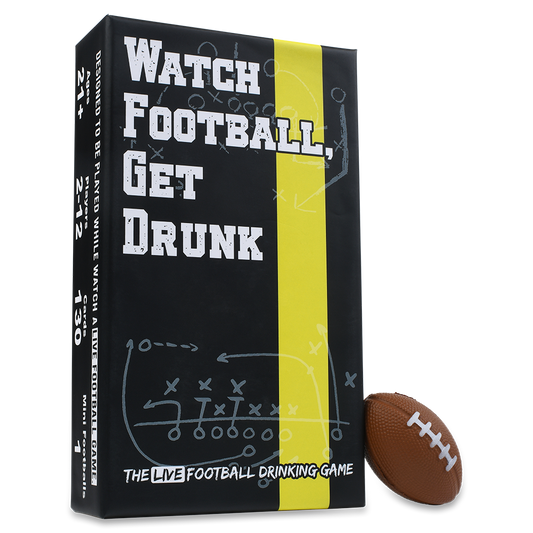 WATCH FOOTBALL, GET DRUNK - The Live Football Drinking Game - Concordia Style Boutique
