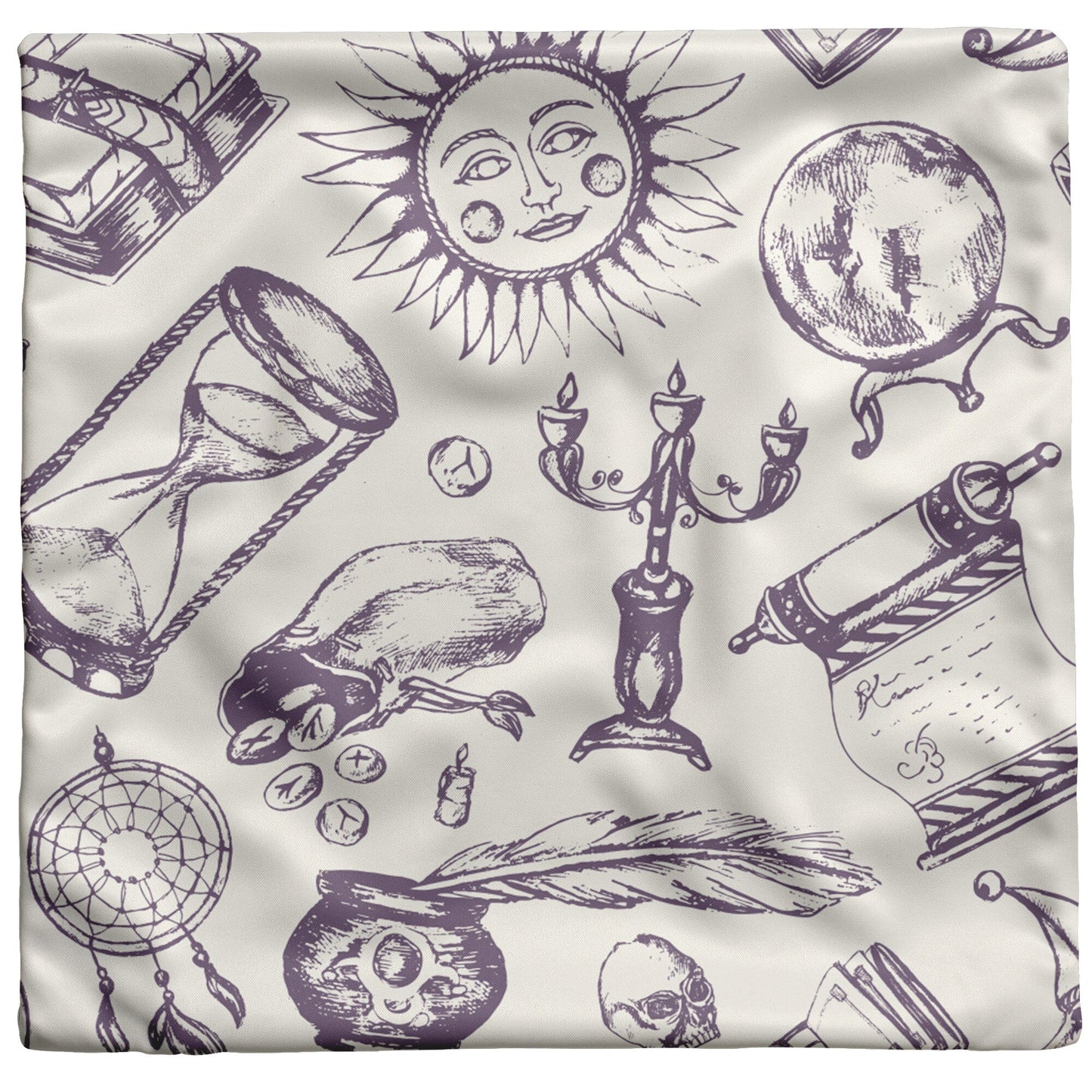 "Fortune Teller" Throw Pillow (Light)