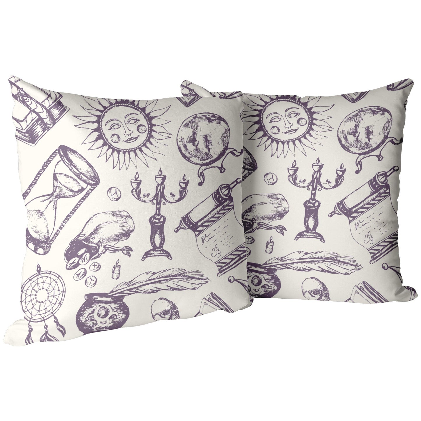 "Fortune Teller" Throw Pillow (Light)