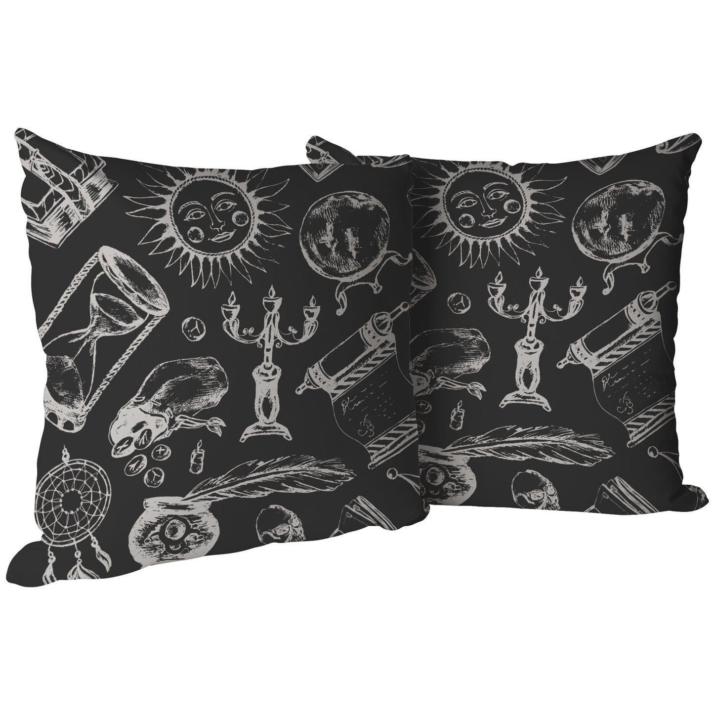 "Fortune Teller" Throw Pillow (Dark)
