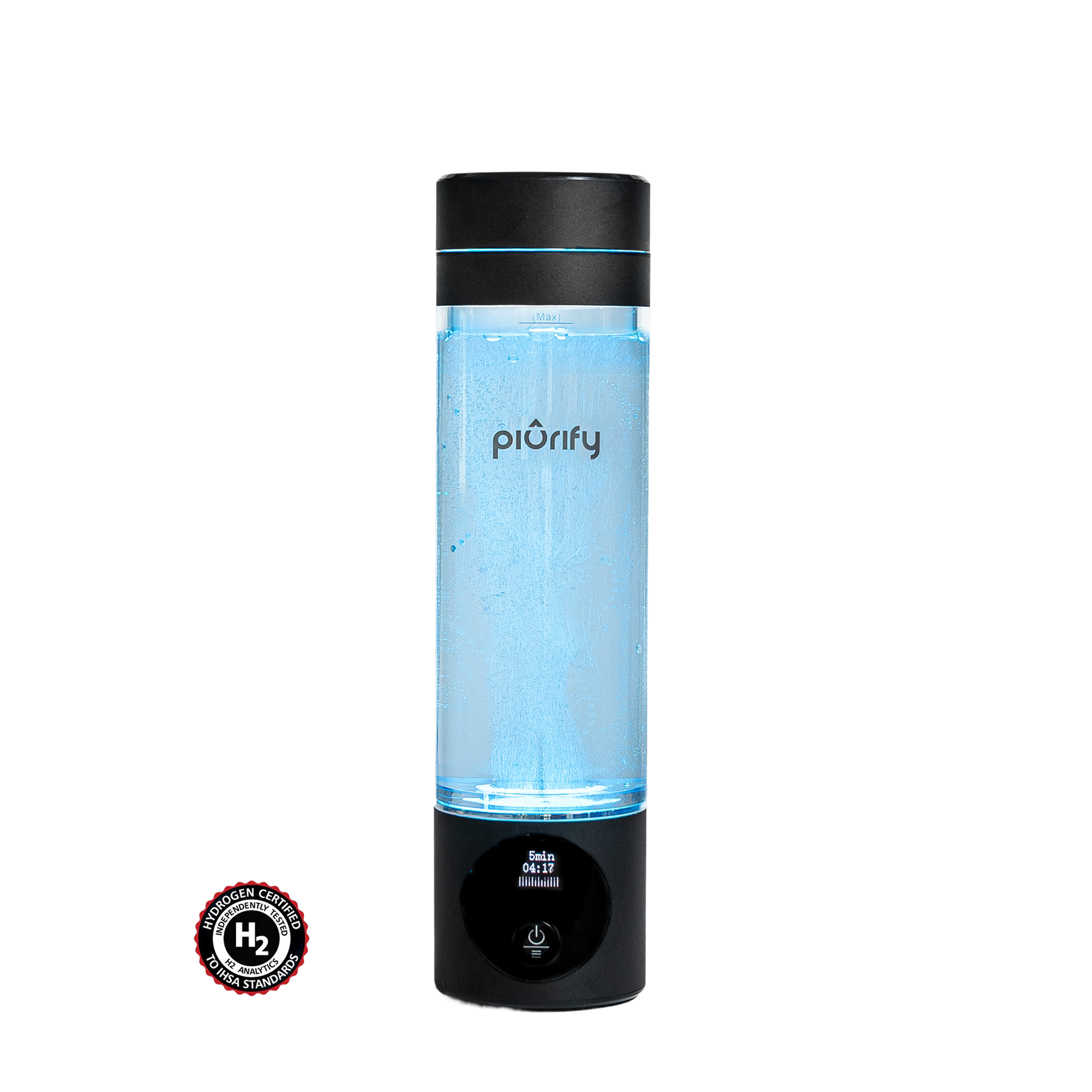 PIURIFY Hydrogenator® Bottle - Black - Concordia Style Boutique