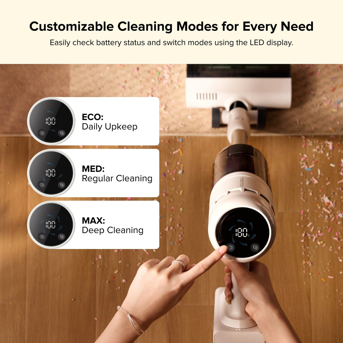 Roborock H60 Hub Cordless Stick Vacuum Cleaner