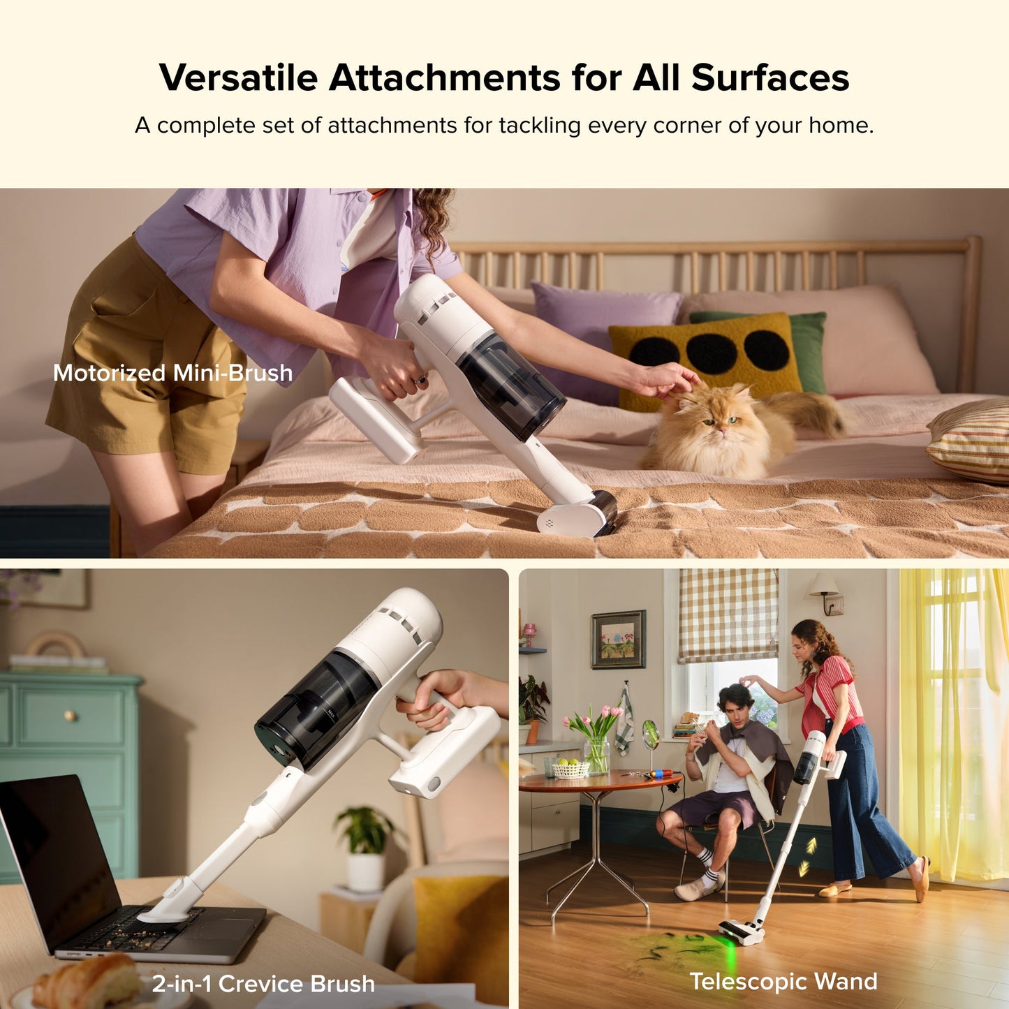 Roborock H60 Hub Cordless Stick Vacuum Cleaner