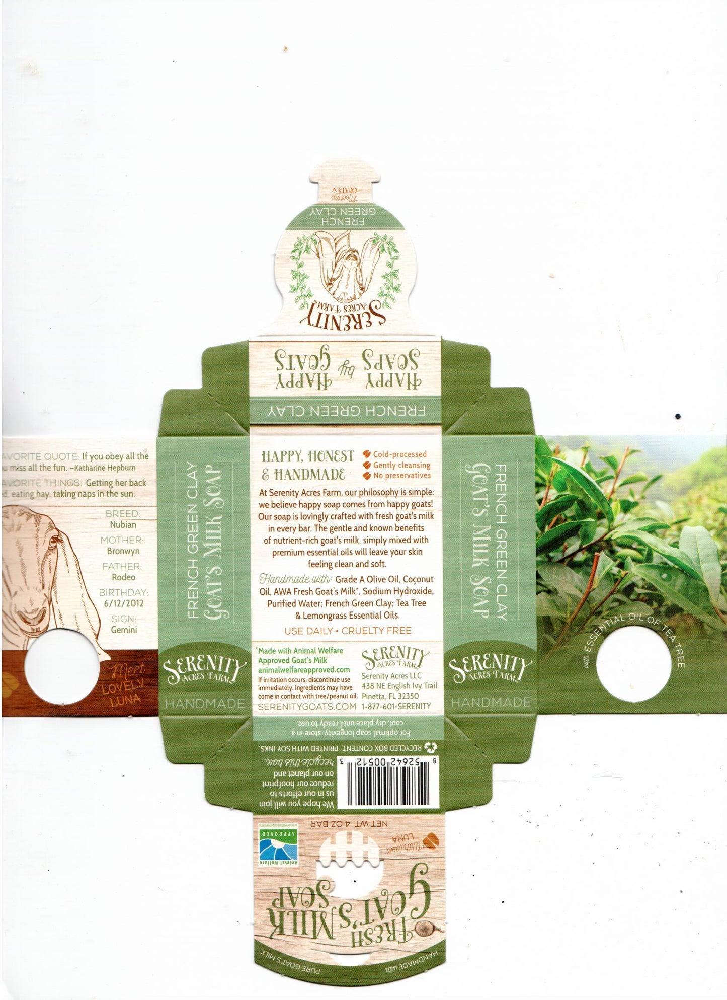 French Green Clay Goat Milk Soap | Detox & Purify – Serenity Acres Farm™