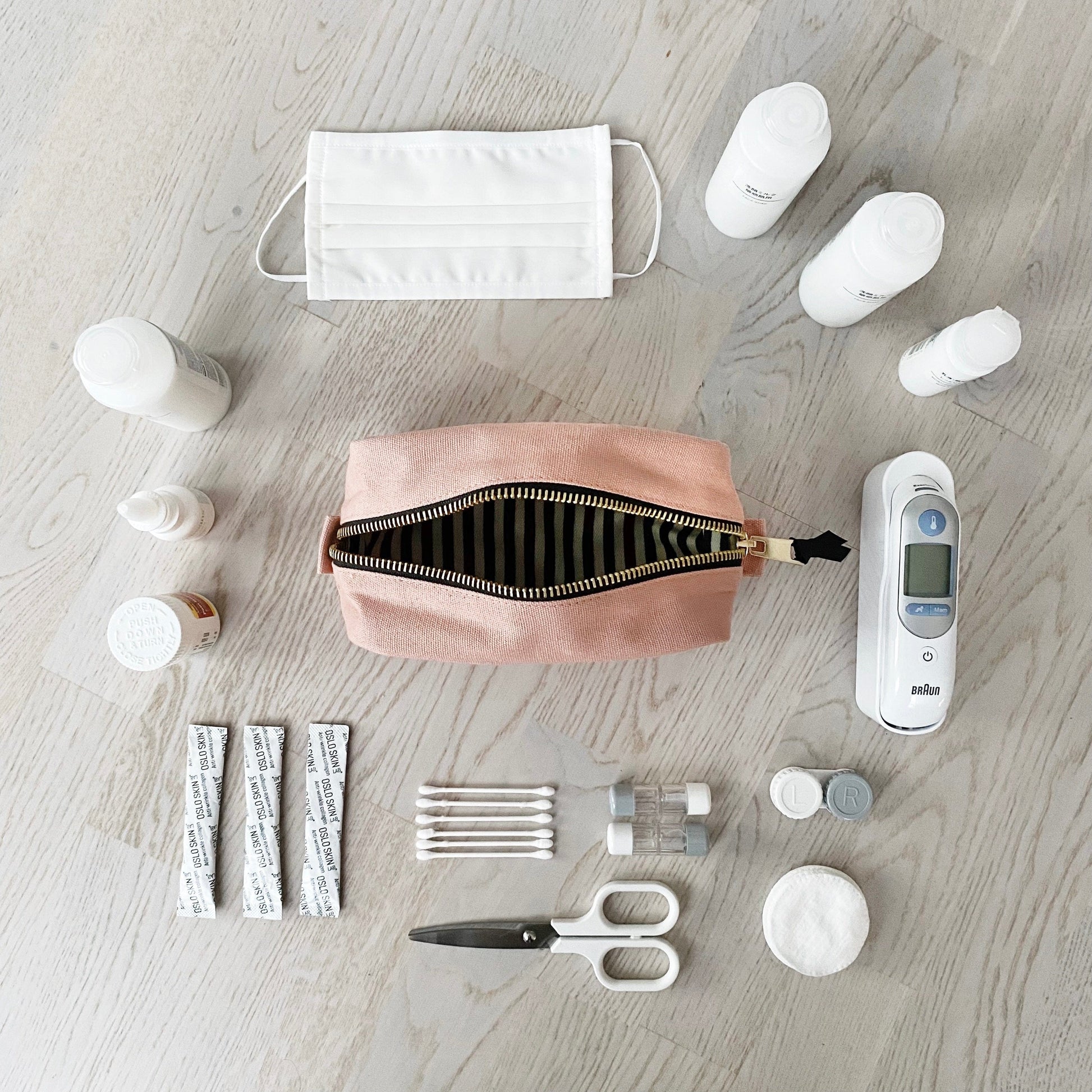 First Aid Organizing Pouch, Pink/Blush - Concordia Style Boutique