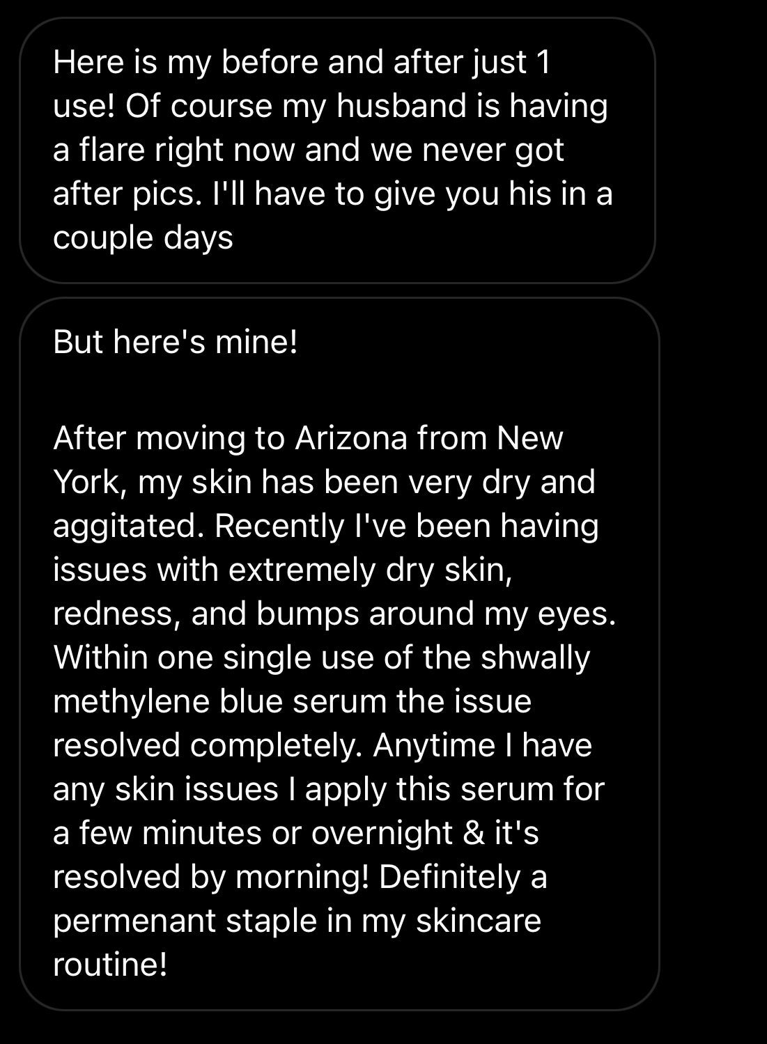 NEW Shwally Methylene Blue Repair Serums