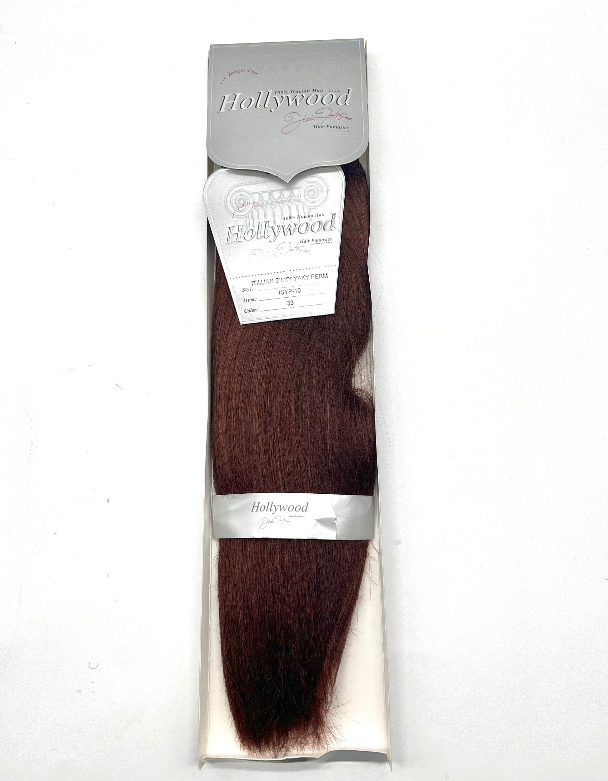 Hollywood 100% Human Hair Italian Silky Yaky Perm Weft - Concordia Style Boutique
