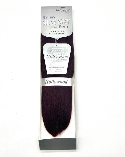 Hollywood 100% Human Hair Italian Silky Yaky Perm Weft - Concordia Style Boutique
