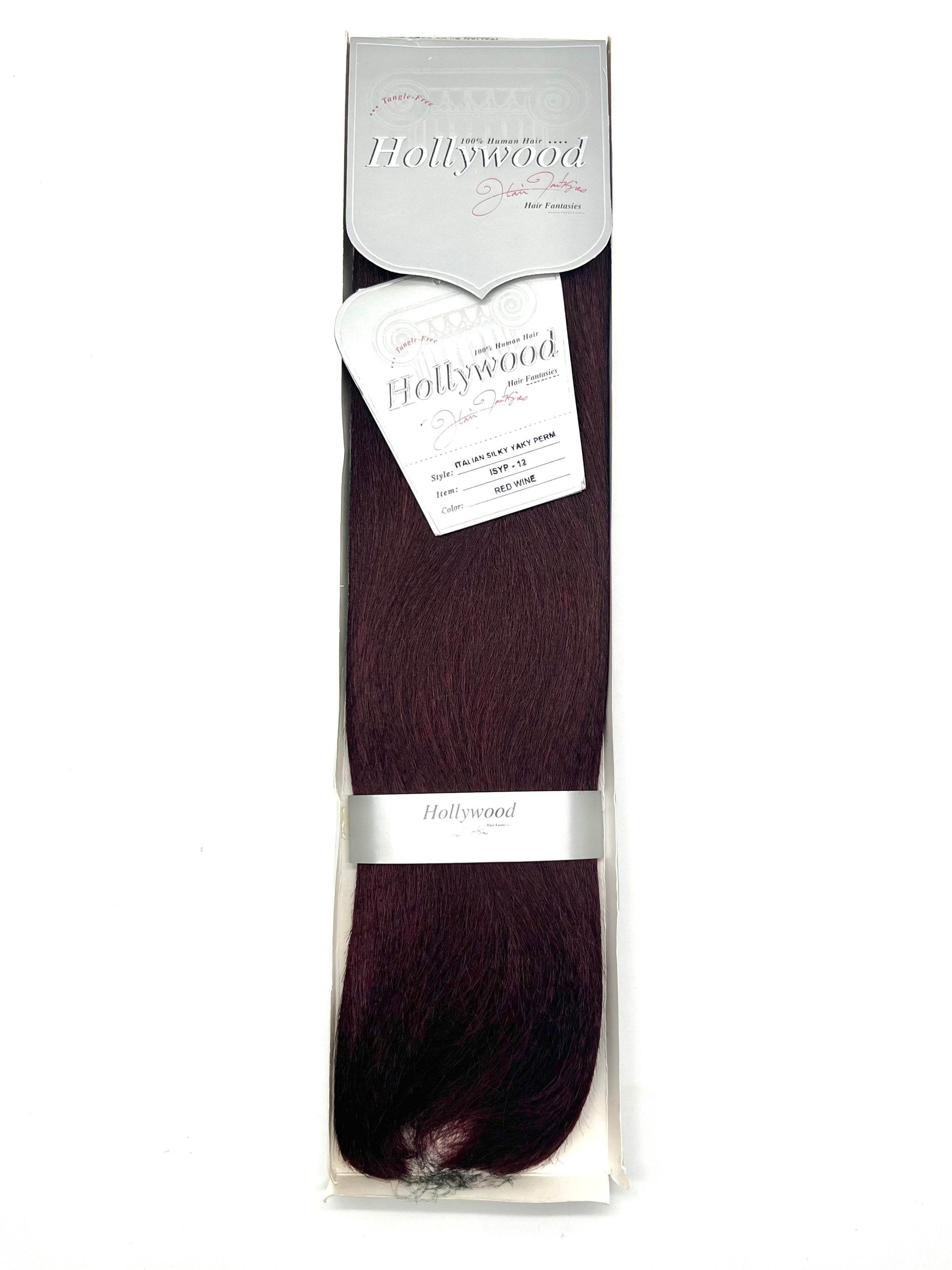 Hollywood 100% Human Hair Italian Silky Yaky Perm Weft - Concordia Style Boutique