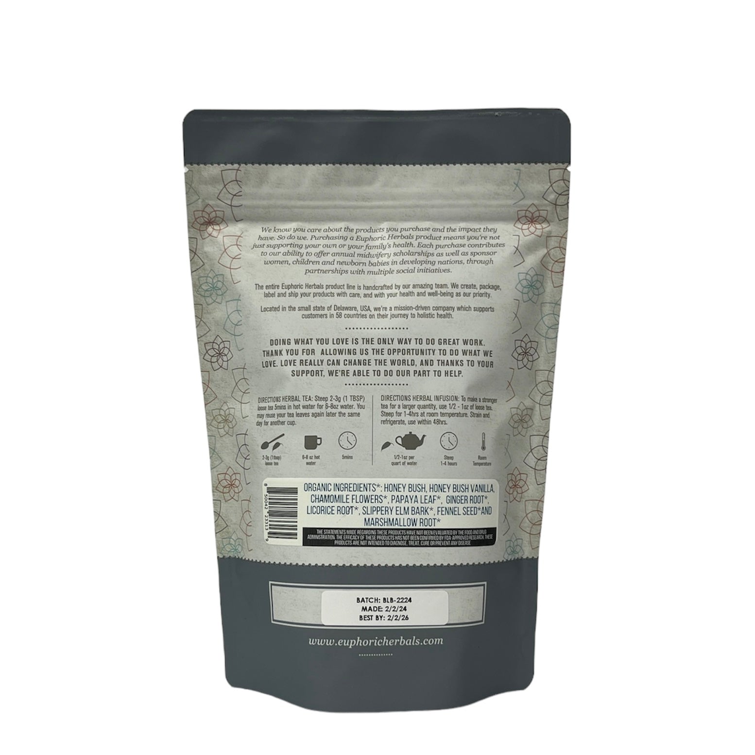 Belly Bliss Gut Renewal Tea - Premium Herbal Tea from Euphoric Herbals - Just $13! Shop now at Concordia Style Boutique