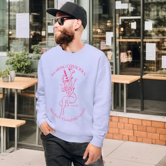 Spring Mindfulness Crewneck Sweatshirt - Joyous and Conscious Design