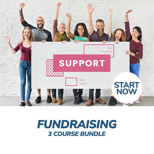 Fundraising Online Bundle, 3 Certificate Courses - Premium Fundraising from Courses For Success - Just $399! Shop now at Concordia Style Boutique