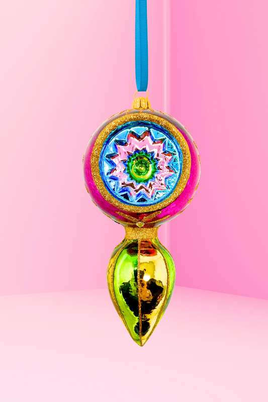 Garden Demure Polish Glass Ornament