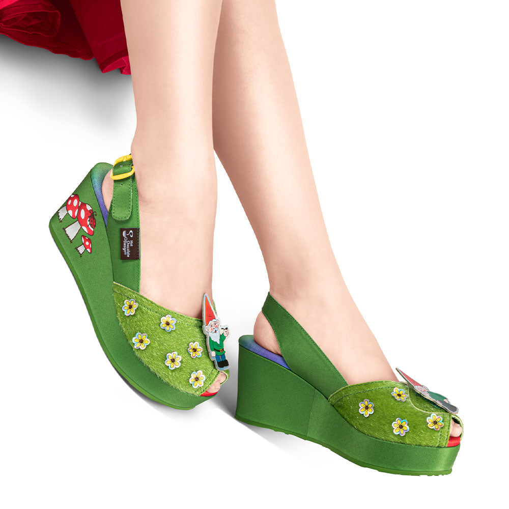 Chocolaticas® Naughty Gnome Women's Sandal - Concordia Style Boutique