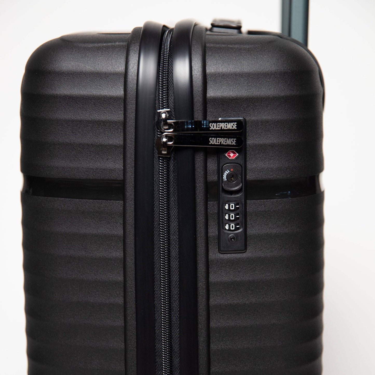 20-inch Black Carry-On Hardcase Roller Luggage with 360° Wheels