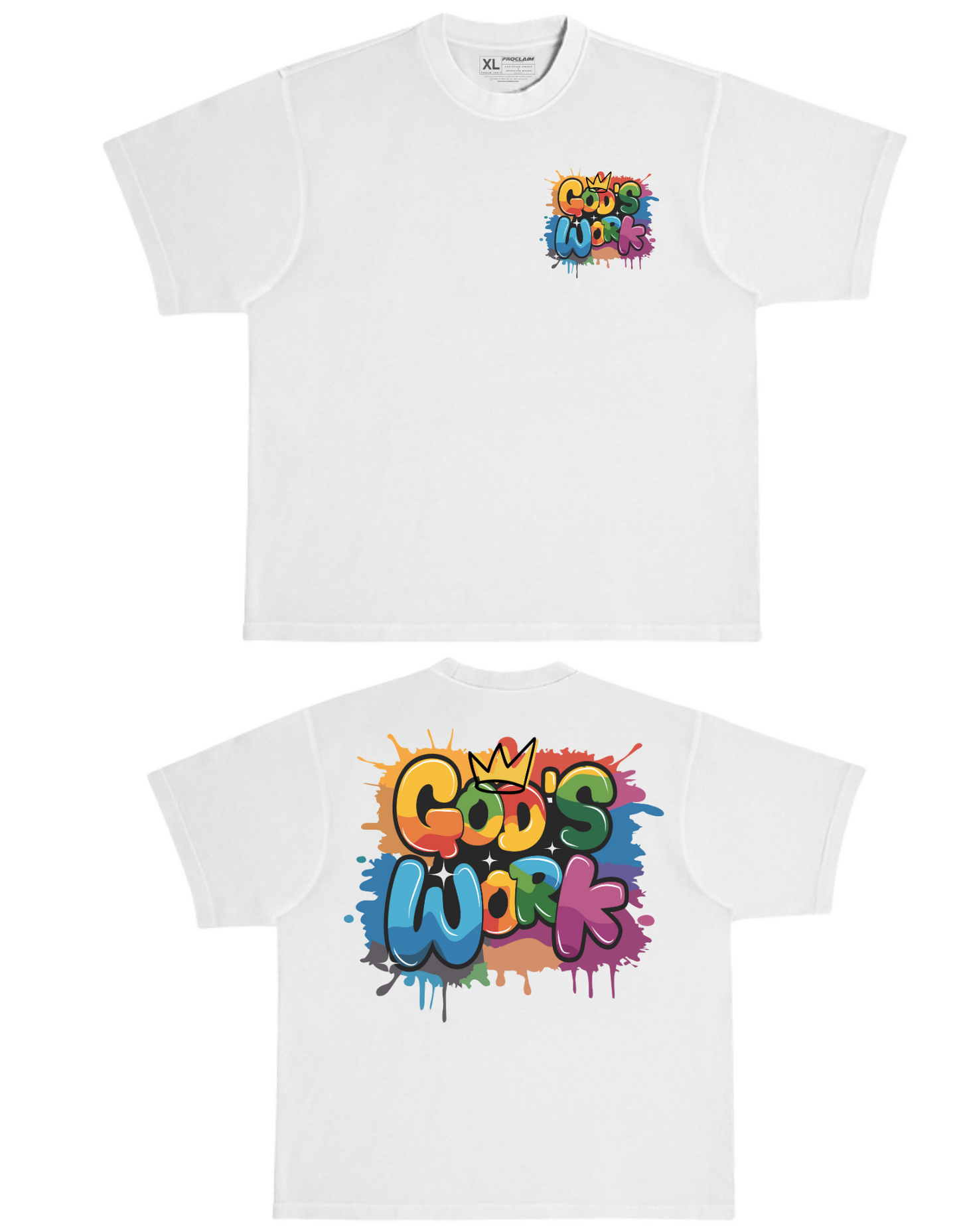 God's Work Graffiti T-Shirt - Concordia Style Boutique