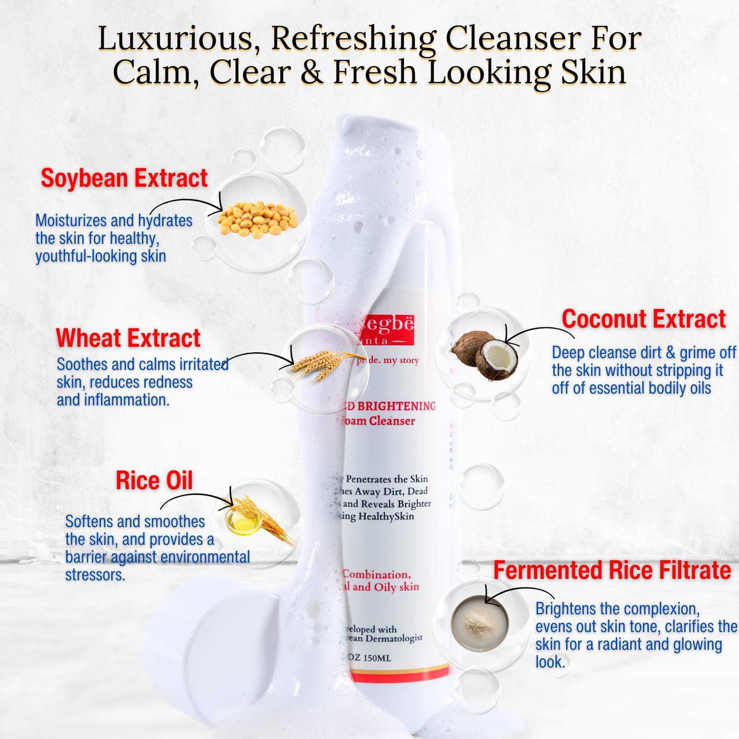 Advanced Brightening Gel Foam Cleanser - Concordia Style Boutique