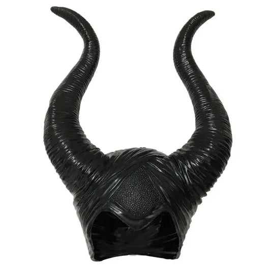 Girls Horns Hat Black Queen Cosplay Headpiece - Concordia Style Boutique