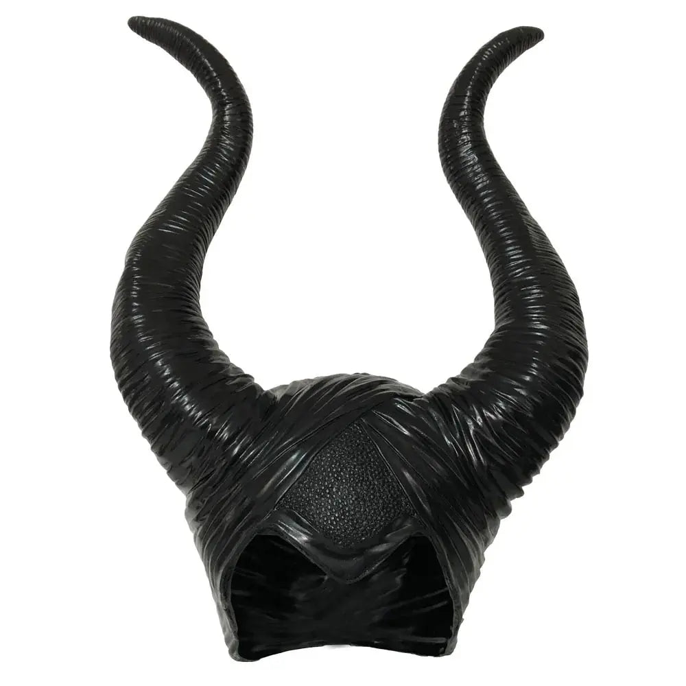 Girls Horns Hat Black Queen Cosplay Headpiece - Concordia Style Boutique