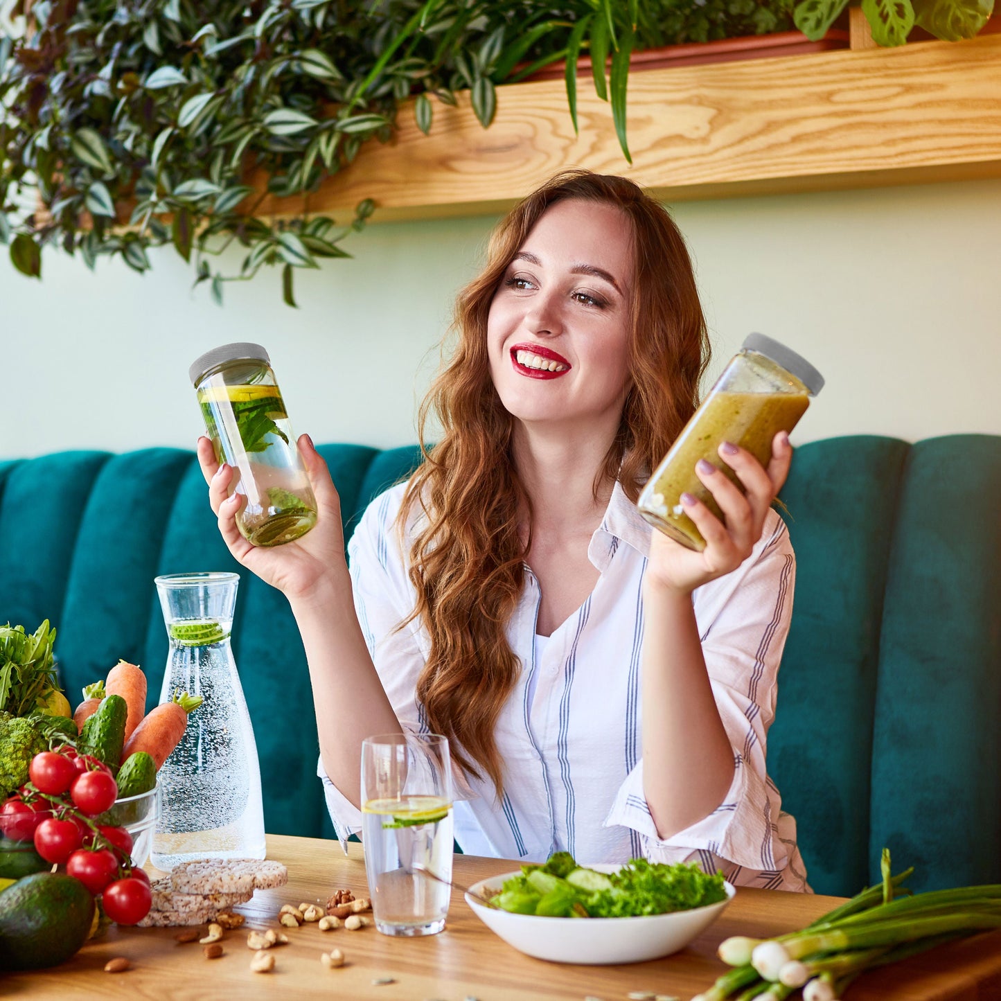 Original Series Wide Mouth Glass Bottles w/ Lids & Silicone Liner, 16 oz