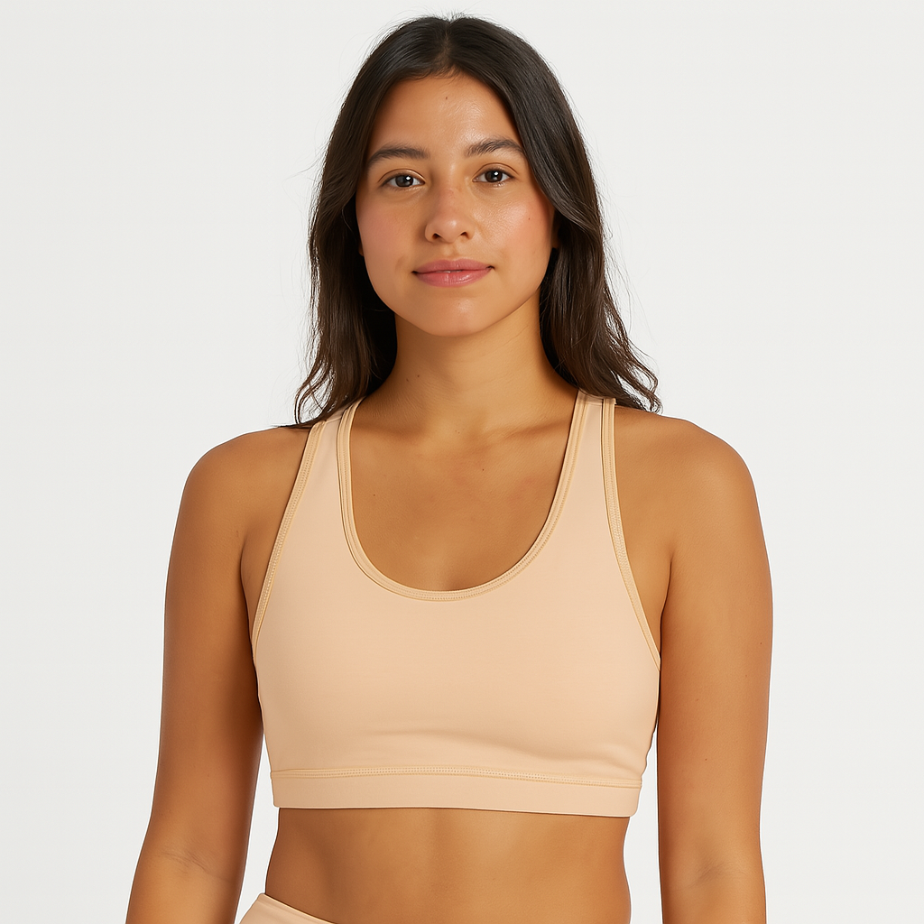 Glide Cotton Racerback Bralette