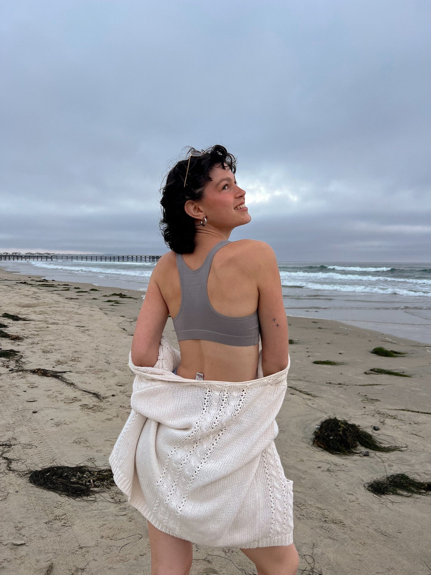 Glide Cotton Racerback Bralette