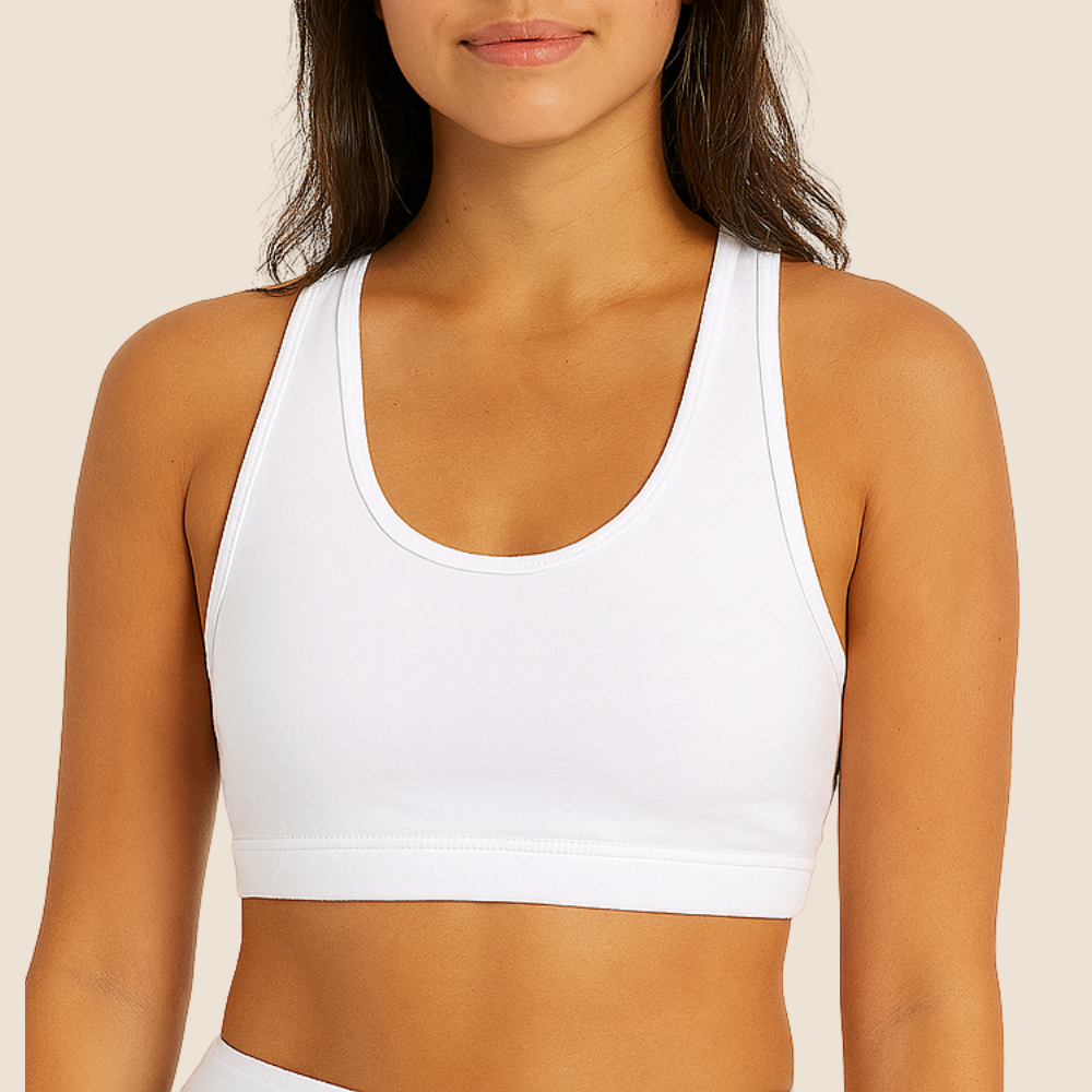 Glide Cotton Racerback Bralette