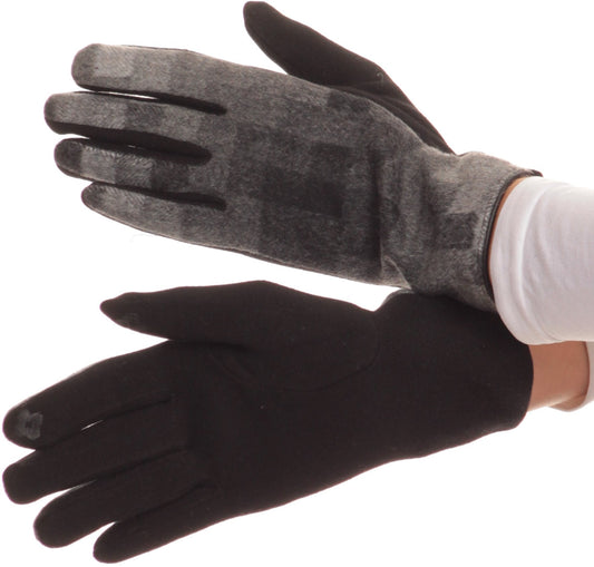Sakkas Kade Pixel Ombre Multi Colored Patterned Warm Touch Screen Winter Gloves - Concordia Style Boutique