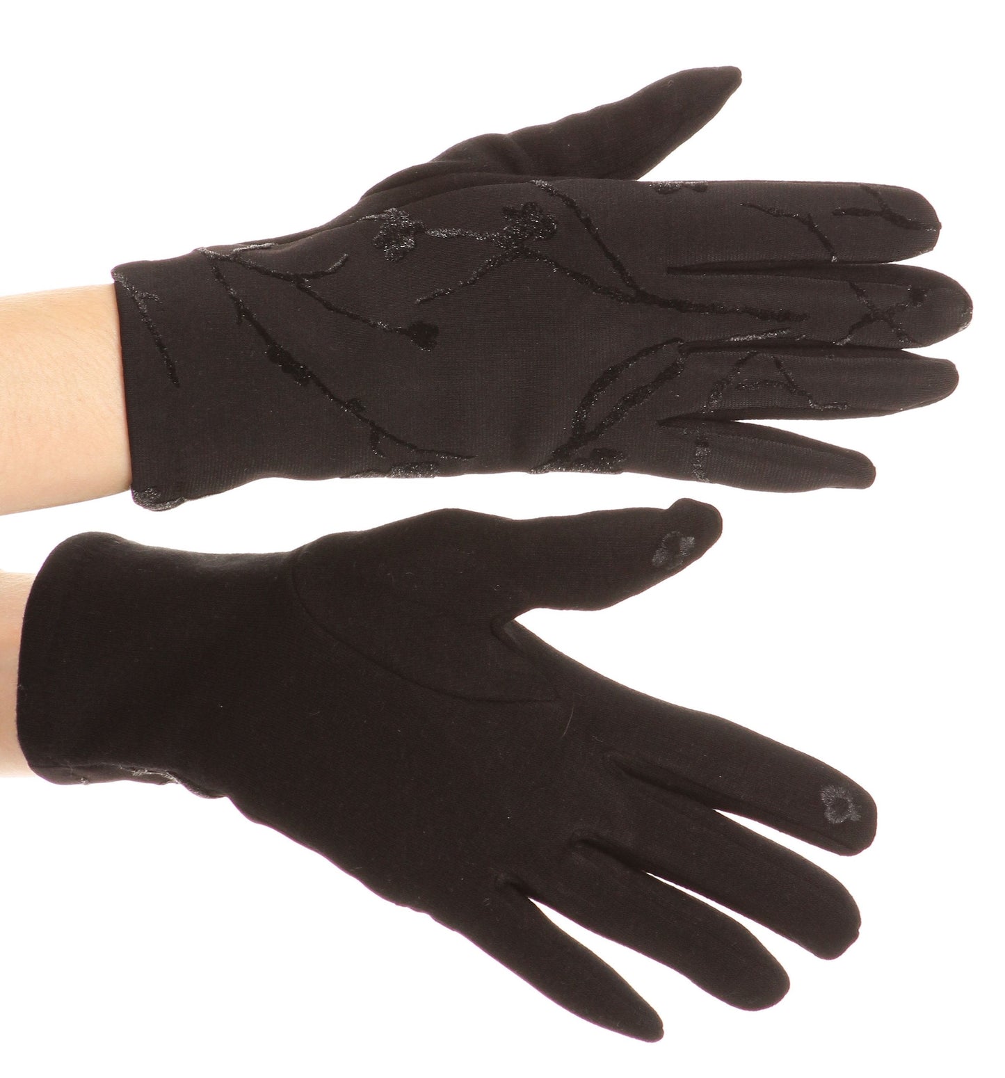 Sakkas Liya Classic Warm Driving Touch Screen Capable Stretch Gloves Fleece Lined - Concordia Style Boutique