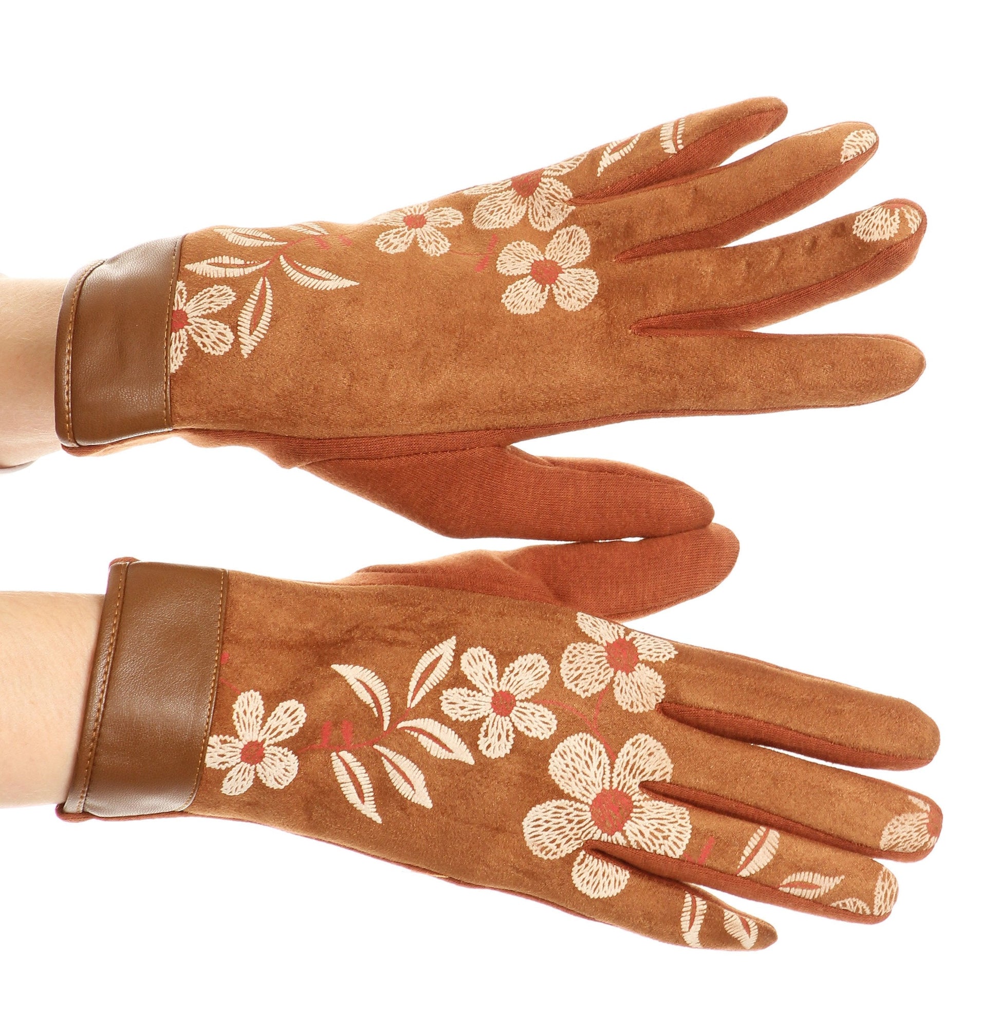 Sakkas Liya Classic Warm Driving Touch Screen Capable Stretch Gloves Fleece Lined - Concordia Style Boutique