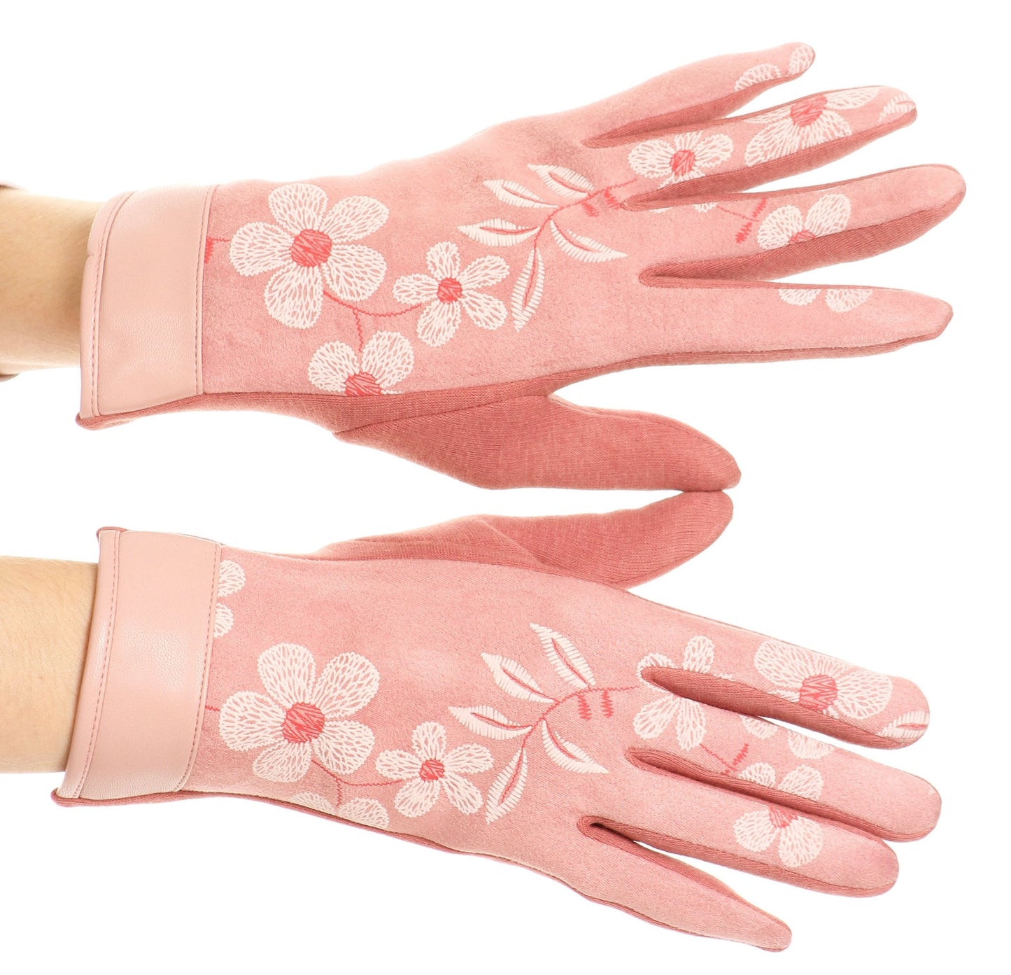 Sakkas Liya Classic Warm Driving Touch Screen Capable Stretch Gloves Fleece Lined - Concordia Style Boutique