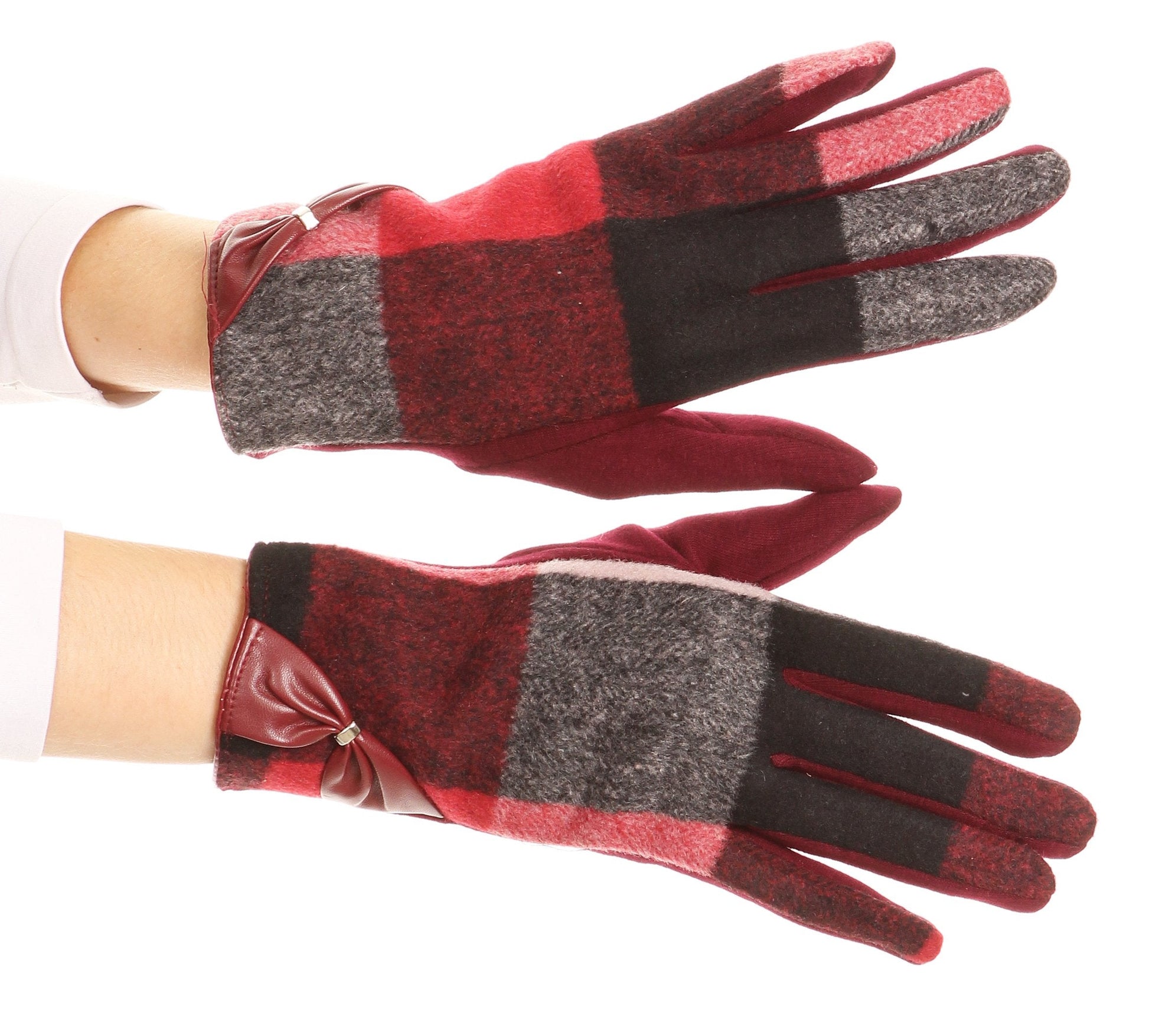 Sakkas Liya Classic Warm Driving Touch Screen Capable Stretch Gloves Fleece Lined - Concordia Style Boutique